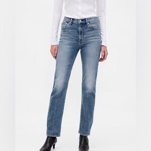 GAP High Rise '90s Straight Jeans NWT Size 27/4L